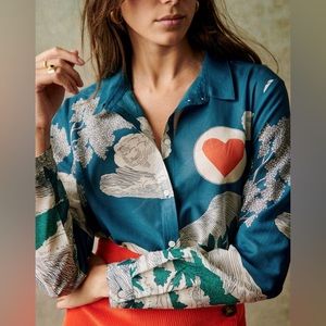 Sezane perro long sleeve x inoui edition NWT